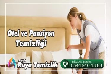 mersin otel ve pansiyon temzlik firması